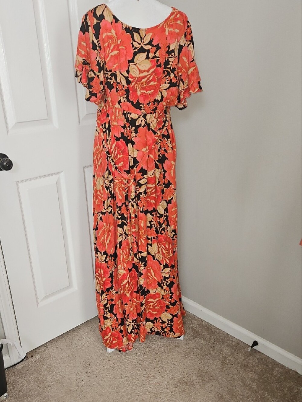 Anthropologie Abel The Label Lola Floral Boho Maxi Dress M (Read) - Picture 11 of 13